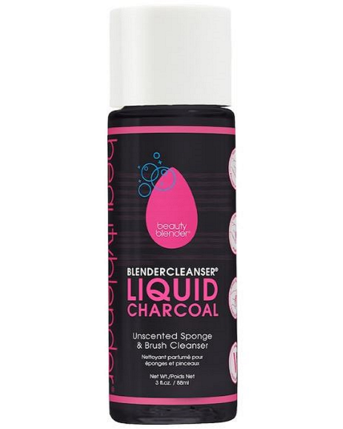 BEAUTY CLEANSER CHARCOAL (LIMPIADOR LÍQUIDO DE BROCHAS Y ESPONJAS)